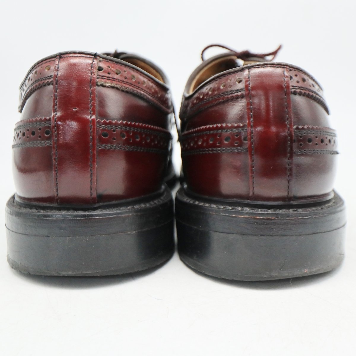 USA製 Dexter 外羽根式 ロングウィングチップ 本革 革靴 レザーシューズ ブラウン ( メンズ 10 1/2 D ≒ 28.5cm ) 中古 古着 KA0236_画像4
