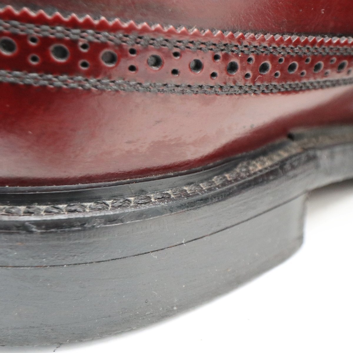 USA製 Dexter 外羽根式 ロングウィングチップ 本革 革靴 レザーシューズ ブラウン ( メンズ 10 1/2 D ≒ 28.5cm ) 中古 古着 KA0236_画像7