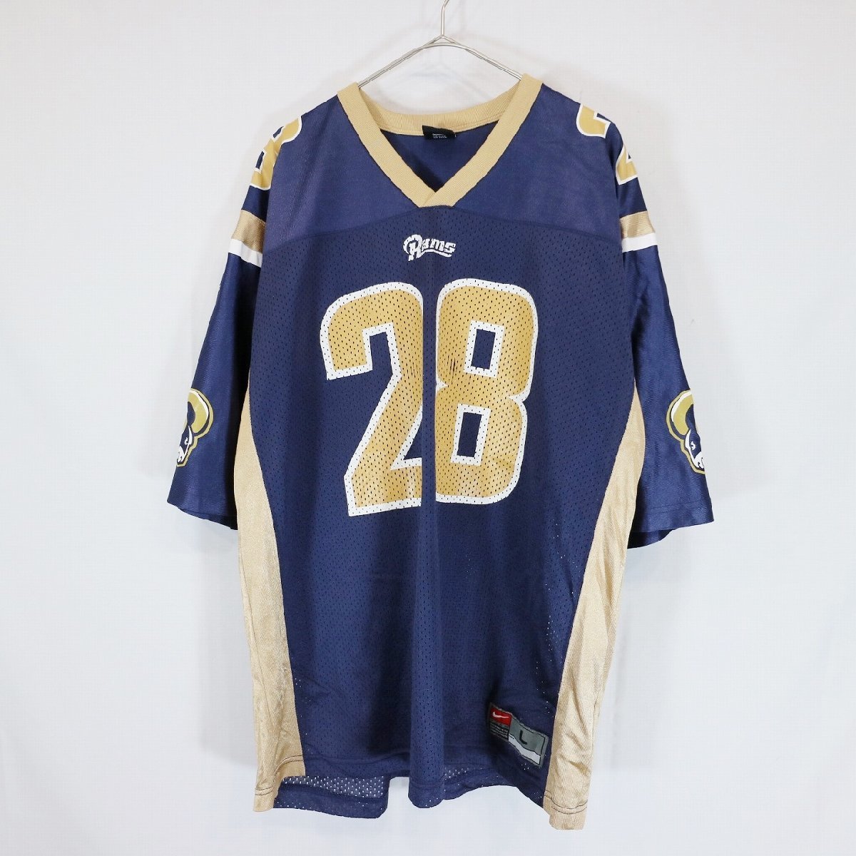 NIKE ナイキ NFL ロサンゼルス・ラムズ 半袖 ゲームシャツ プロチーム