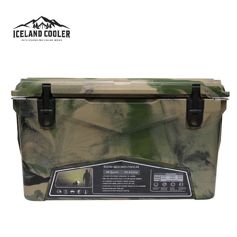 正規 New ICELANDCOOLER アイスランドクーラーボックス 45QT アーミー