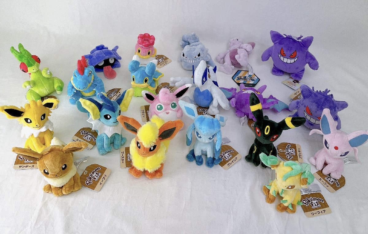 ポケモンセンター グレイシア リーフィア ぬいぐるみ セット-