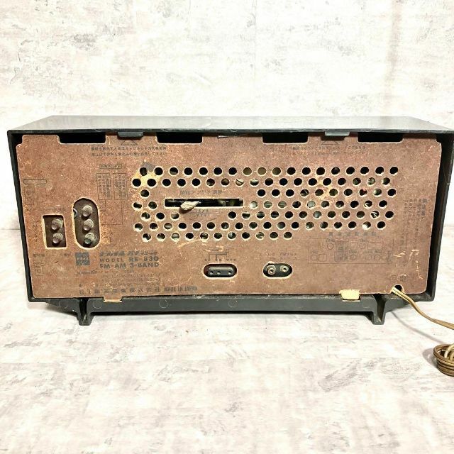 希少品 ナショナル 真空管 ラジオ 松下電工 RE-830 AM FM 激レア 希少品 ナショナル 真空管 ラジオ 松下電工 RE-830 AM FM 激レア