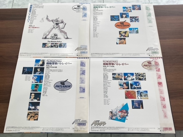 [16097] anime laser disk . summarize 21 sheets Mobile Police Patlabor high speed jesi- Dirty Pair other home storage goods 
