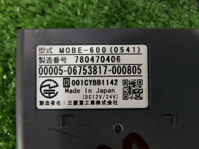 230737 三菱重工/MITSUBISHI 分離型ETC MOBE-600 [3J]の画像4