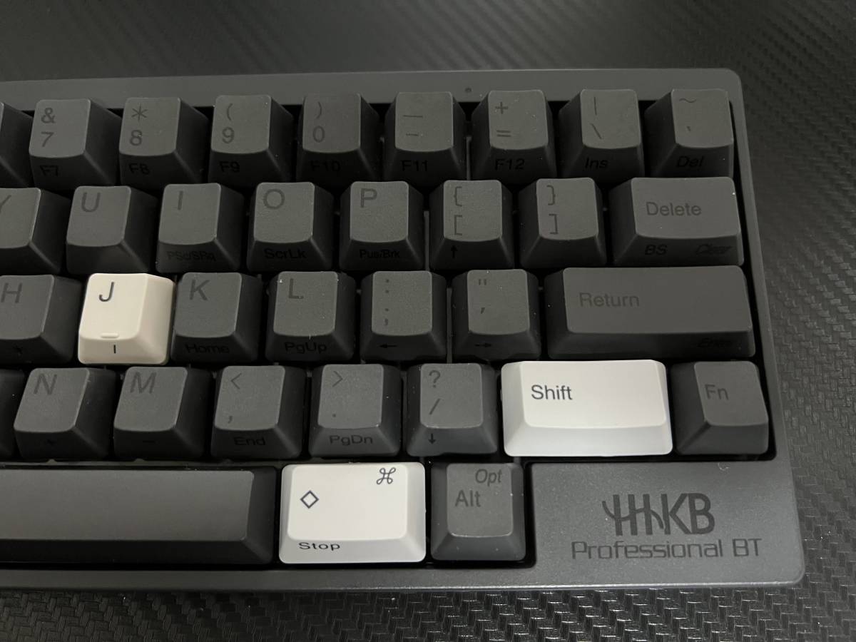 HHKB Professional BT 英語配列 PD-KB600B キートップ変更(一部