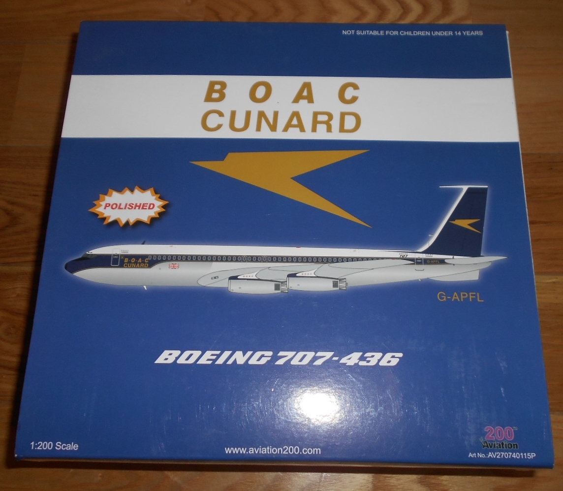 Aviation200 1/200 BOAC CUNARD B707-436