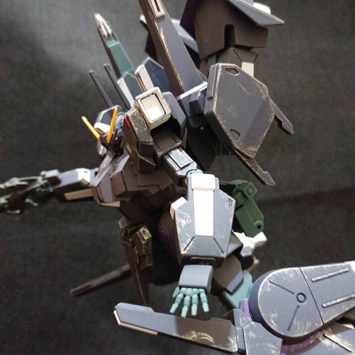 HGUC ガンプラ 完成品  シルヴァ・バレト・サプレッサー  塗装済み 説明書付き