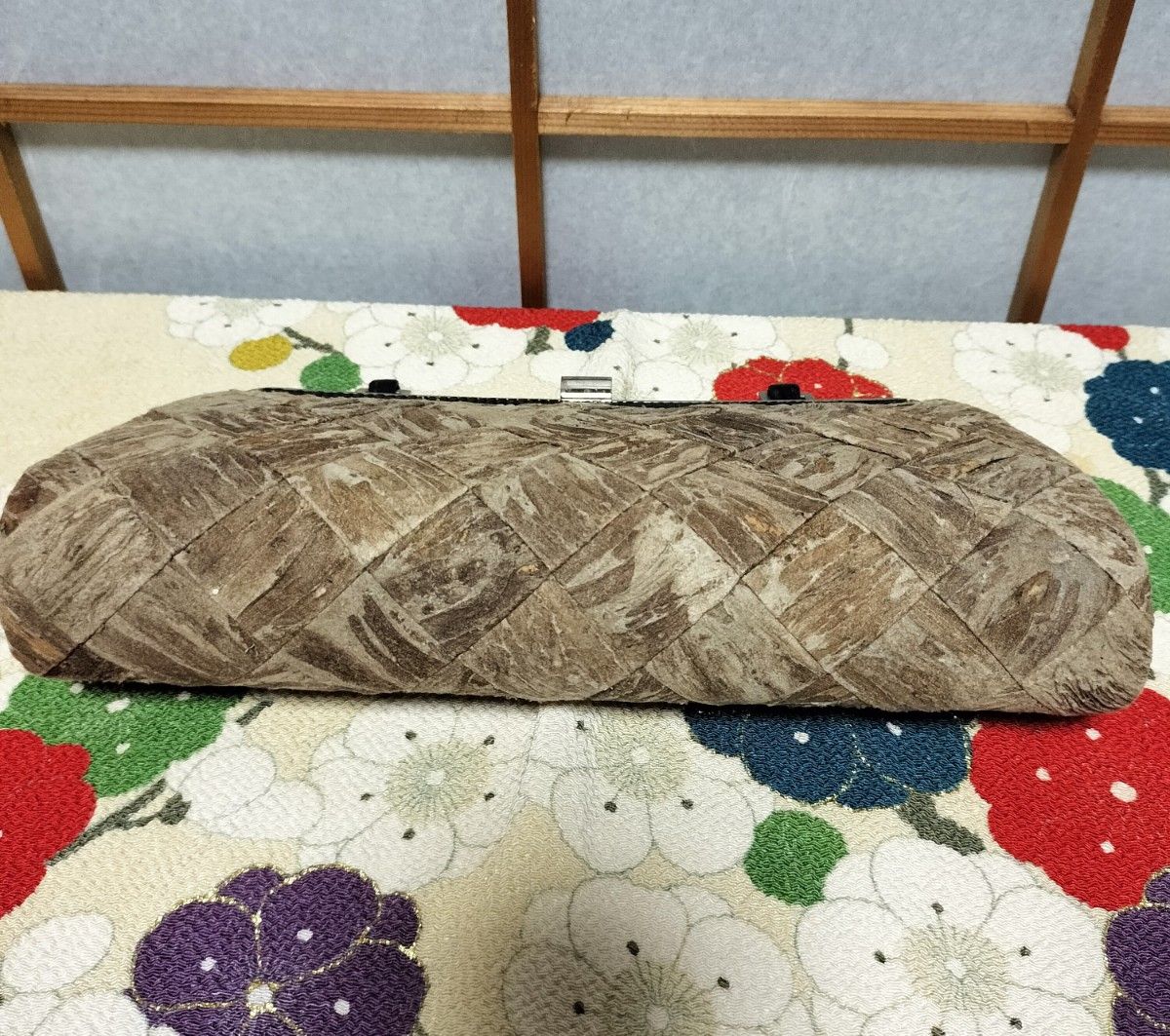 【希少】蓑虫バック 和装バッグ クランチバック ハンドバック 昭和