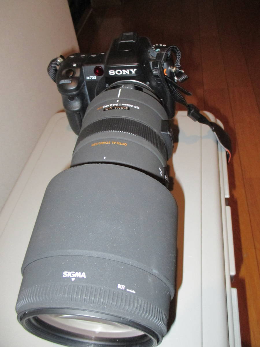 ジャンク品 カメラレンズ SIGMA シグマ DG 150-500mm F/5-6.3 APO HSM