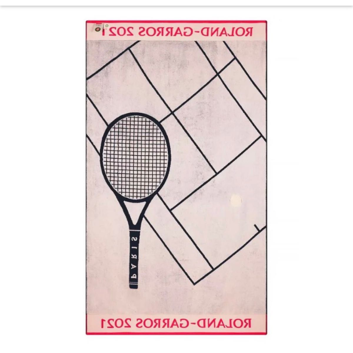 【匿名配送 M-01】 全仏オープンテニス 2021年 ナイトセッション タオル 2021 Roland Garros 全仏オープンテニス公式 タオル ネイビー