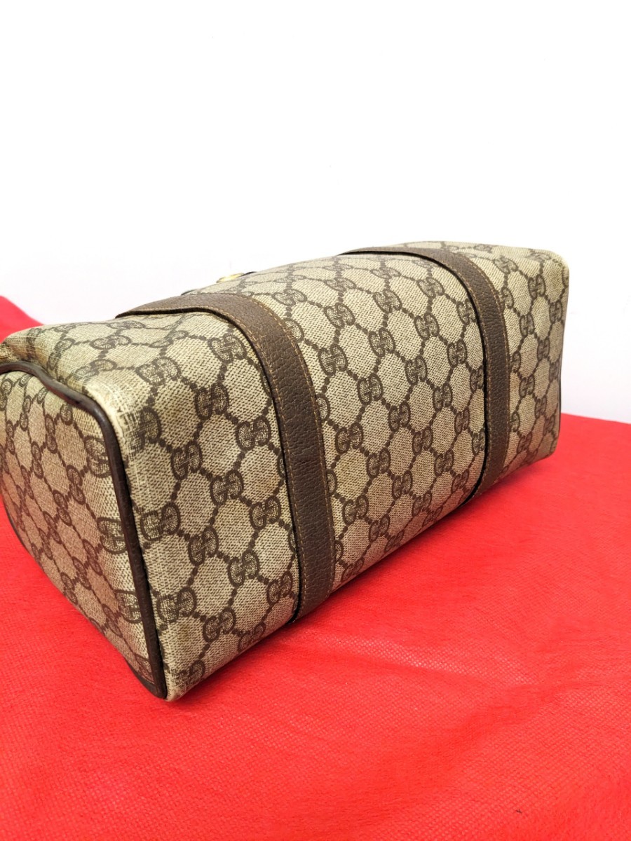美品 極希少!Gucci ミニボストンバッグ シェリーライン ハンドバッグ レア