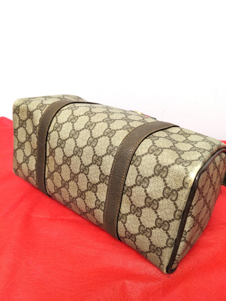 美品 極希少!Gucci ミニボストンバッグ シェリーライン ハンドバッグ レア