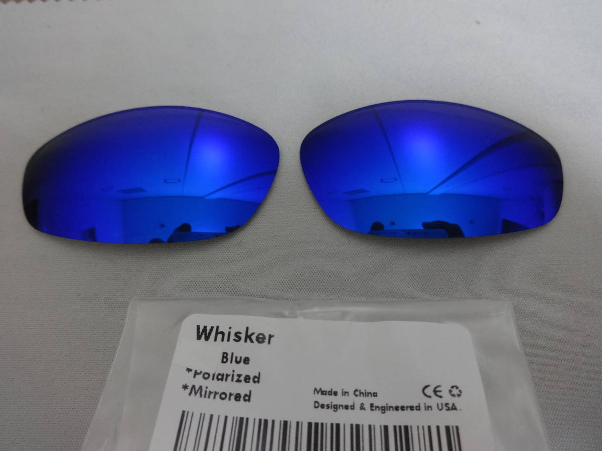 * Oacley WHISKER/wis car for custom polarizing lens DEEP BLUE Color Polarized new goods 