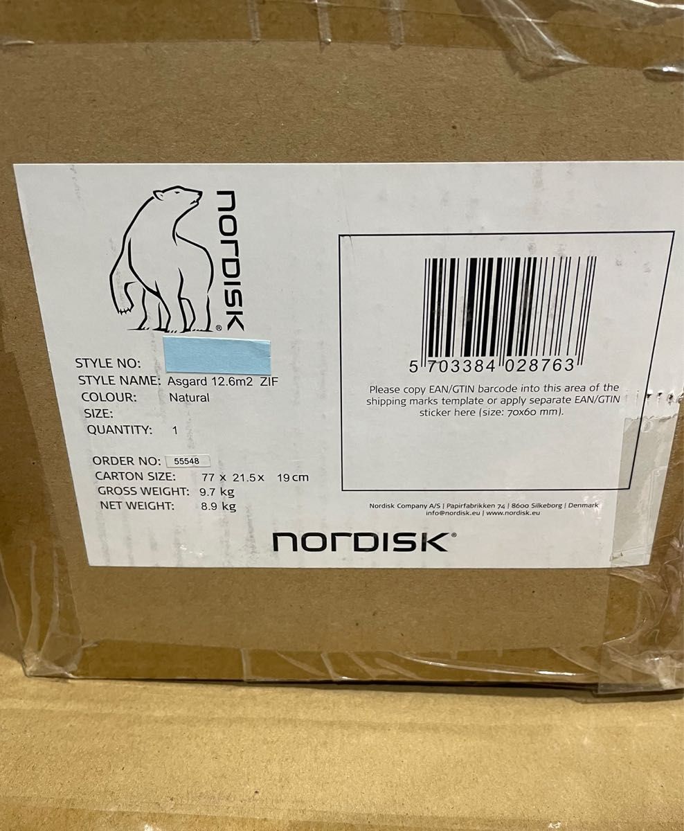 ノルディスク アスガルド 12.6 ブラックエディション 限定  NORDISK AsgardとタープKari20 フロアーシート