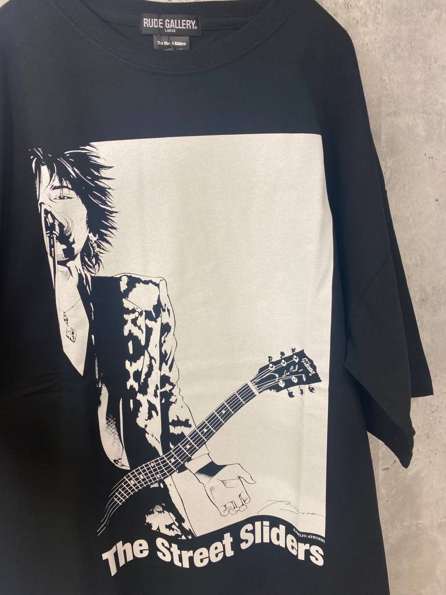 ストリートスライダーズ Tシャツ☆黒 L☆上條 淳士・ハリー TEE