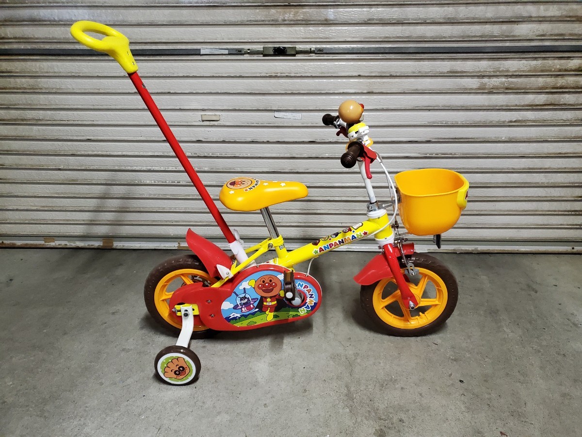 ヤフオク! - 子供用 アンパンマン自転車 12インチ 送料無料 カジキリ...