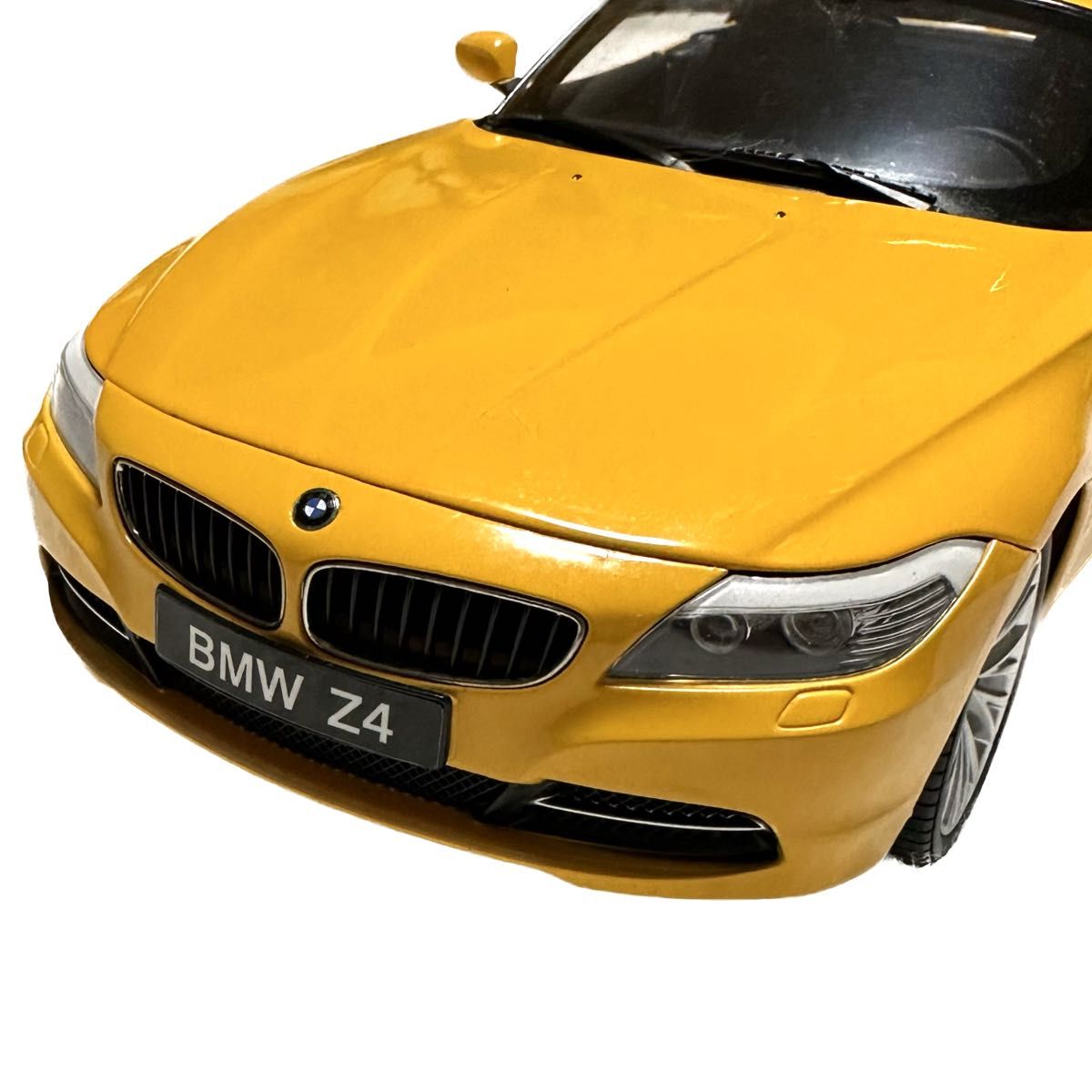 【完売品】 KYOSHO 1/18 BMW Z4 sDrive35i E89 ミニカー 外車 海外メーカー 黄色 イエロー
