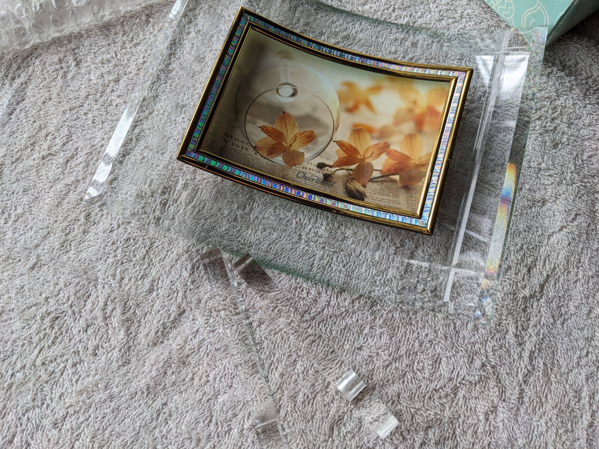 * unused * picture frame *kisima* photo frame * home long-term keeping goods * crystal case *KG-8902* -ply thickness glass *