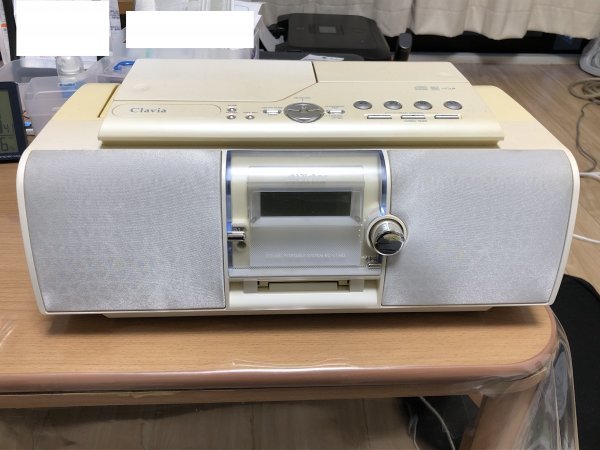 中古 ビクター Victor CD・MDラジカセ RC-L1MD-W 2007年製 JVC