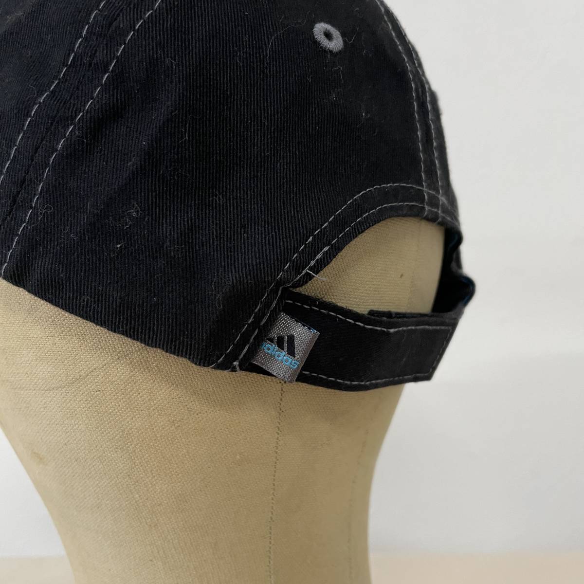 ビンテージ ９０ｓ アディダス 刺繍 デザイン キャップ 帽子 230615の画像3