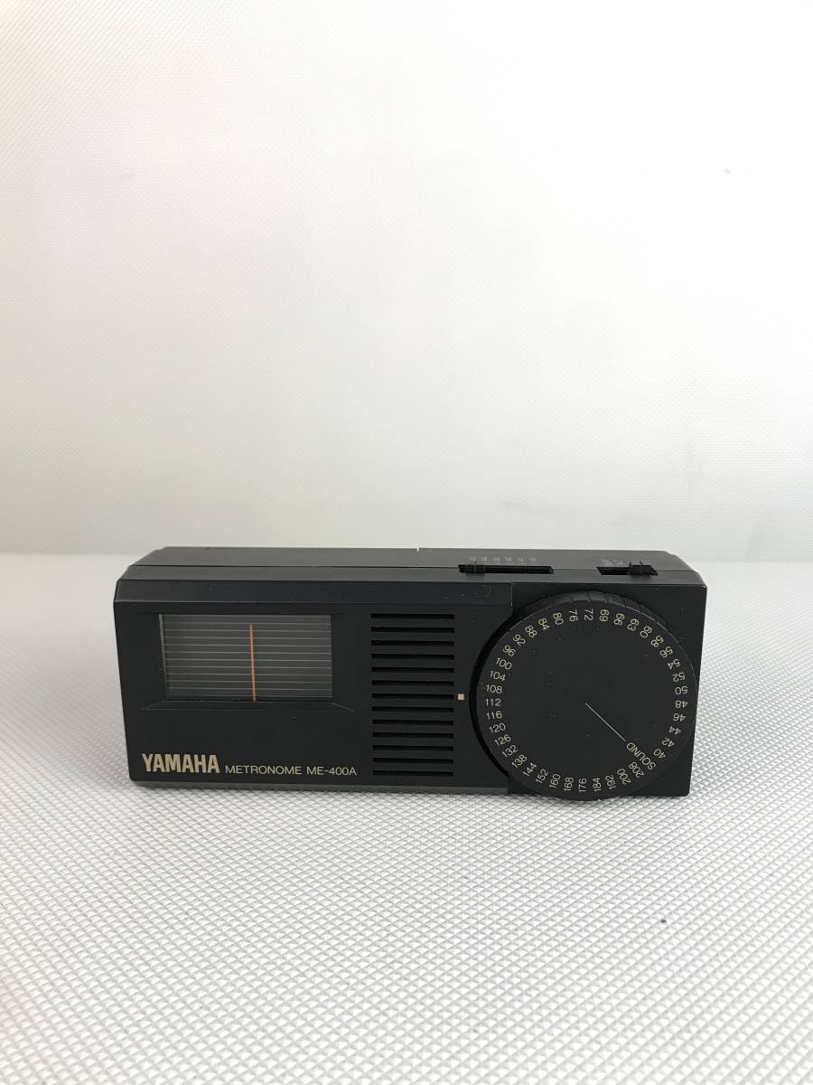 A7237○YAMAHA ヤマハ METRONOME メトロノーム ME-400A 音響機器 収納ケース/説明書 付_画像2