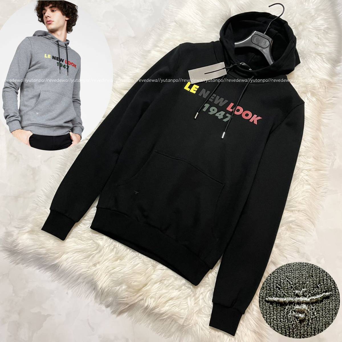 超爆安 LE Bee刺繍 ディオールオム 未使用タグ付き 本物 NEW MEN DIOR Homme Dior 黒 XS プルオーバー パーカー 1947 LOOK その他 超爆安 LE Bee刺繍 ディオールオム 未使用タグ付き 本物 NEW MEN DIOR Homme Dior 黒 XS プルオーバー パーカー 1947 LOOK その他