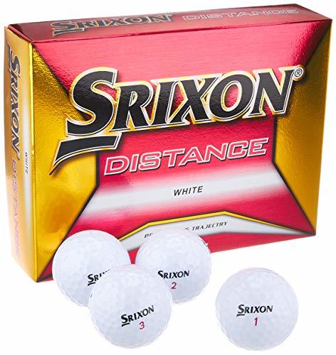 DUNLOP(ダンロップ) ゴルフボール SRIXON DISTANCE 2018年モデル 1ダース(12個入り) ホワイト_画像1
