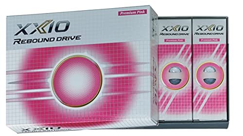 DUNLOP ダンロップ ゴルフボール XXIO REBOUND DRIVE 2021年モデル 1ダース(12個入り) プレミアムピンク_画像1