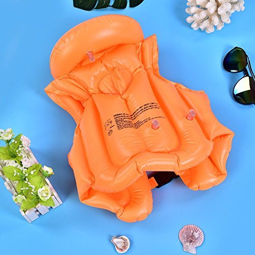 Eboxer ライフジャケット 救命胴衣 大人用 子供用 男女兼用 安全 強い浮力 オレンジ色_画像3