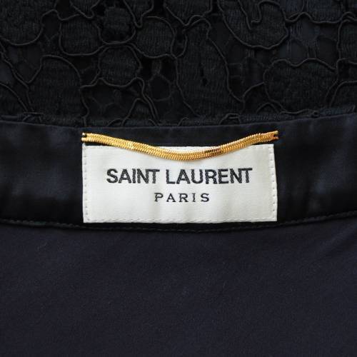 SAINT LAURENT PARIS サンローランパリ レース スカート R2-220507　_画像3