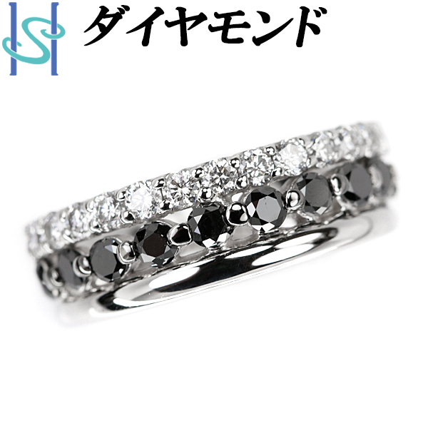 ファッション 0.33ct 0.52ct リング ブラックダイヤモンド K18 SH90990