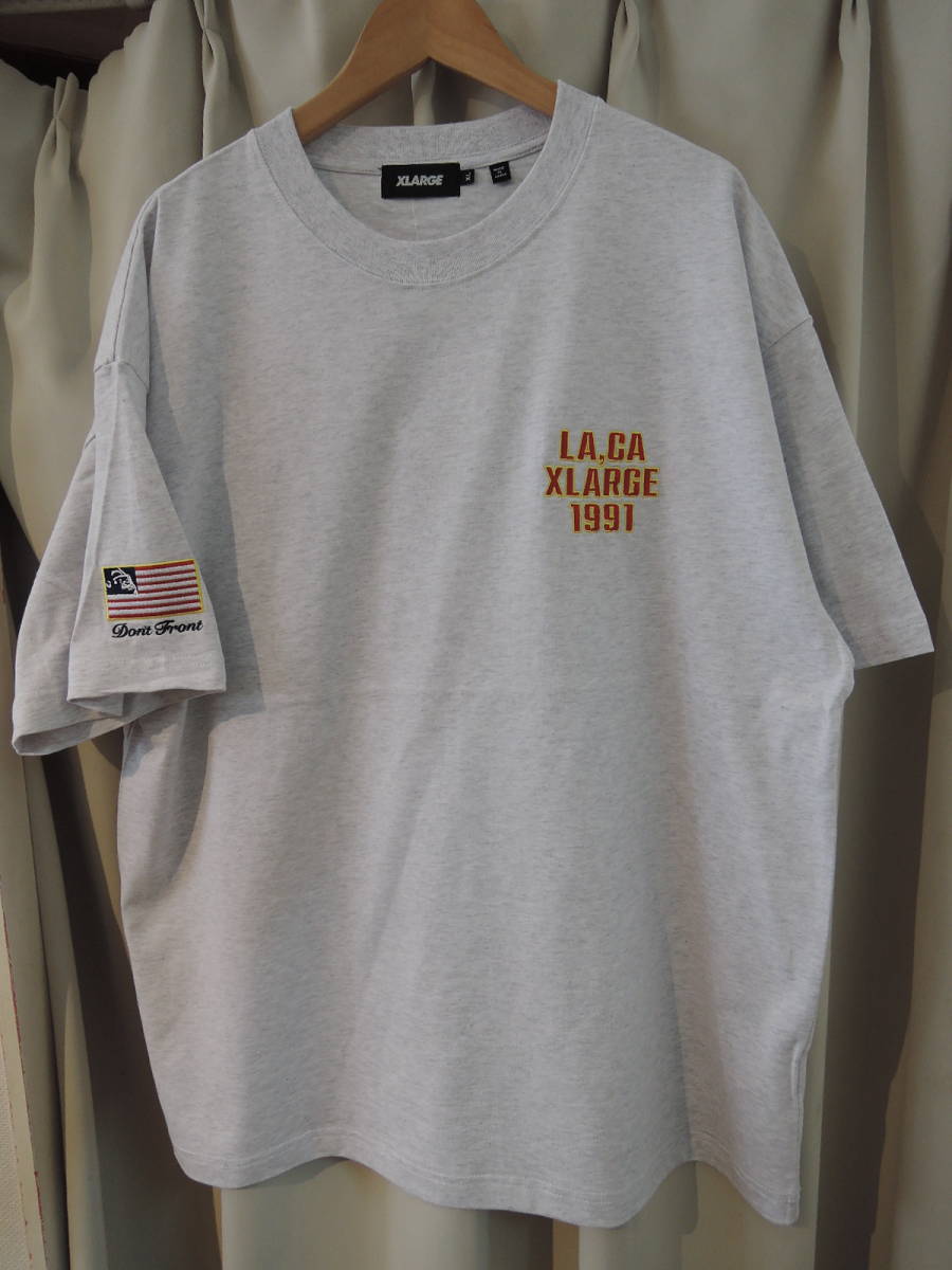 X-LARGE XLARGE エクストララージ LOCAL LOGO S/S TEE アッシュ XLサイズ 人気商品 送料￥230～ 値下げしました！_画像2