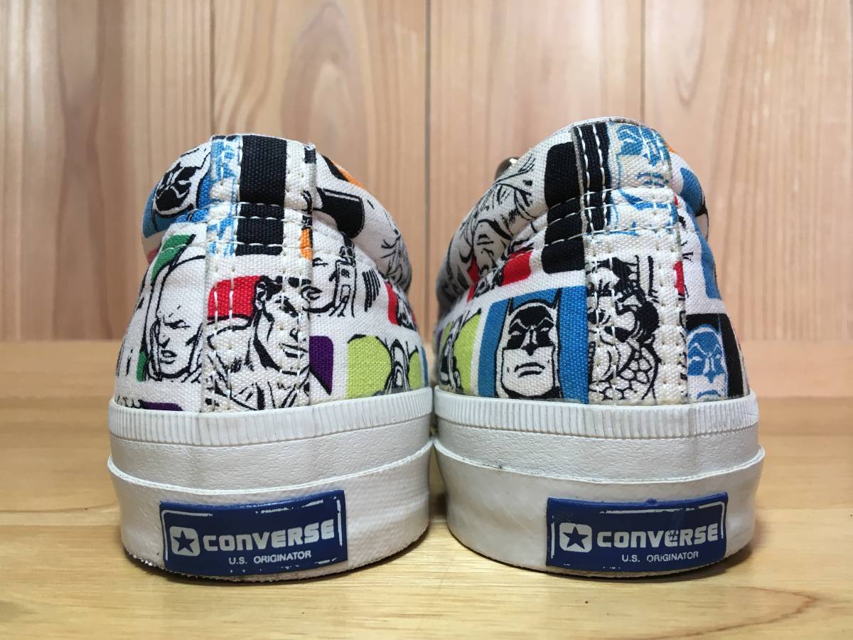 ★コンバース CONVERSE スキッドグリップ SKID GRIP スリッポン Slip on DCコミック 26.0cm 美品 Used 検 バットマン スーパーマン VANS_画像5