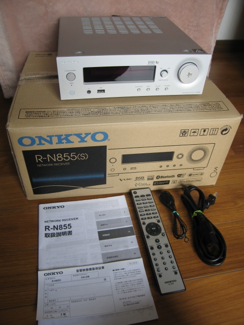 元箱付美品】ONKYO ネットワークレシーバー R-N855 プリメインアンプ