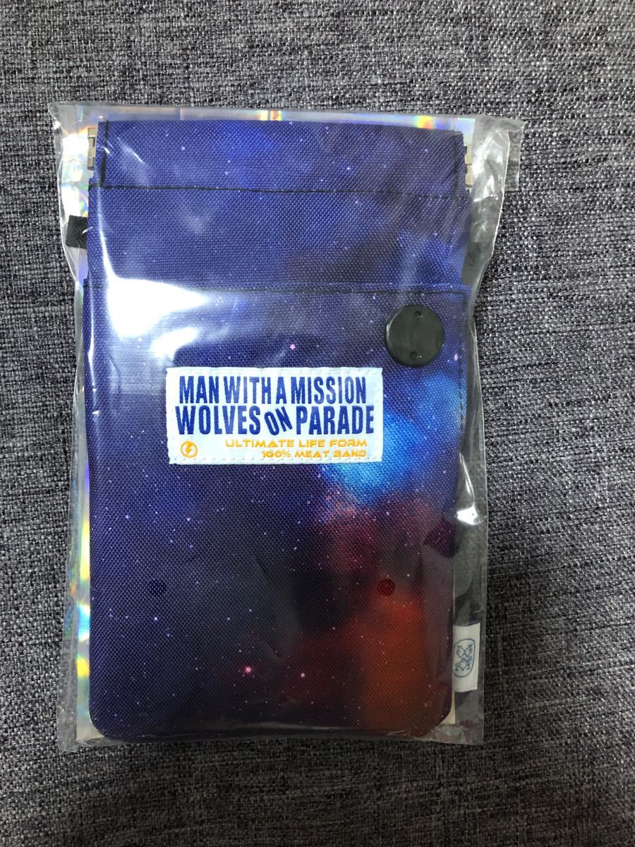 新品未開封　MAN WITH A MISSION GALAXYスマートショルダー グリーン スマホケース　マンウィズ　MWAM