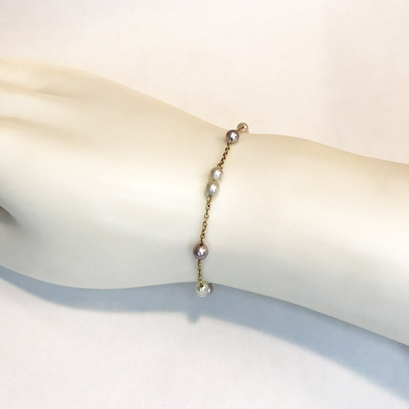 送料関税無料】 qoj.1960 TASAKI イエローゴールド バングル 12P