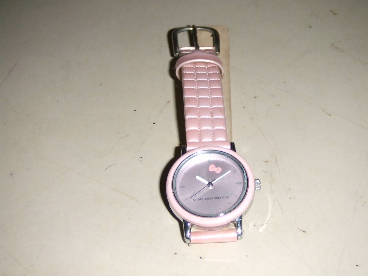  Kitty wristwatch pink operation goods 