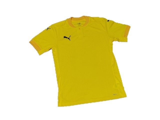 【新品】プーマ/PUMA サッカー ゲームシャツ【L】TEAMFINAL21◆704624 07 黄色/イエロー◆Tシャツ フットサル SOCCER スポーツ 運動_画像1