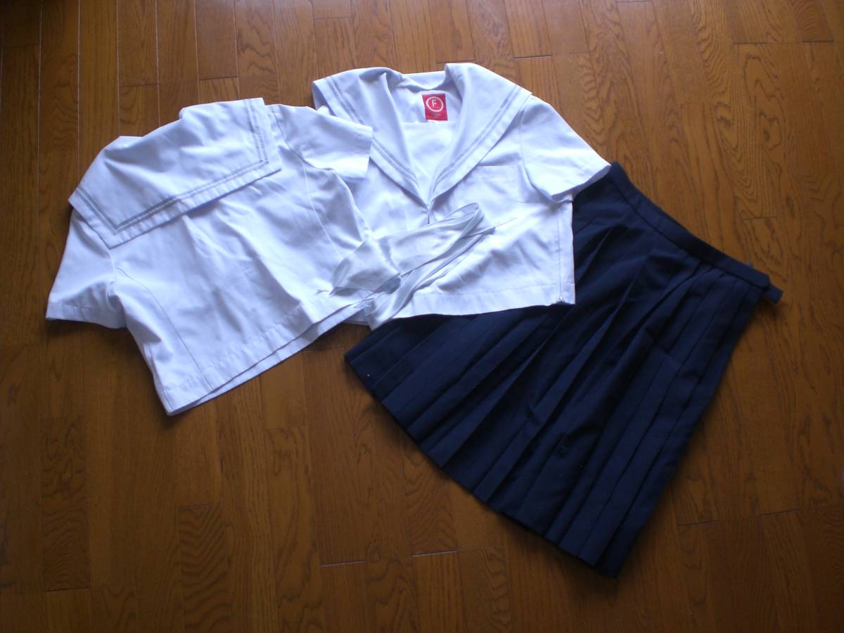 17 uniform sailor suit JC summer top and bottom set 13 number W72 3 sheets set eco