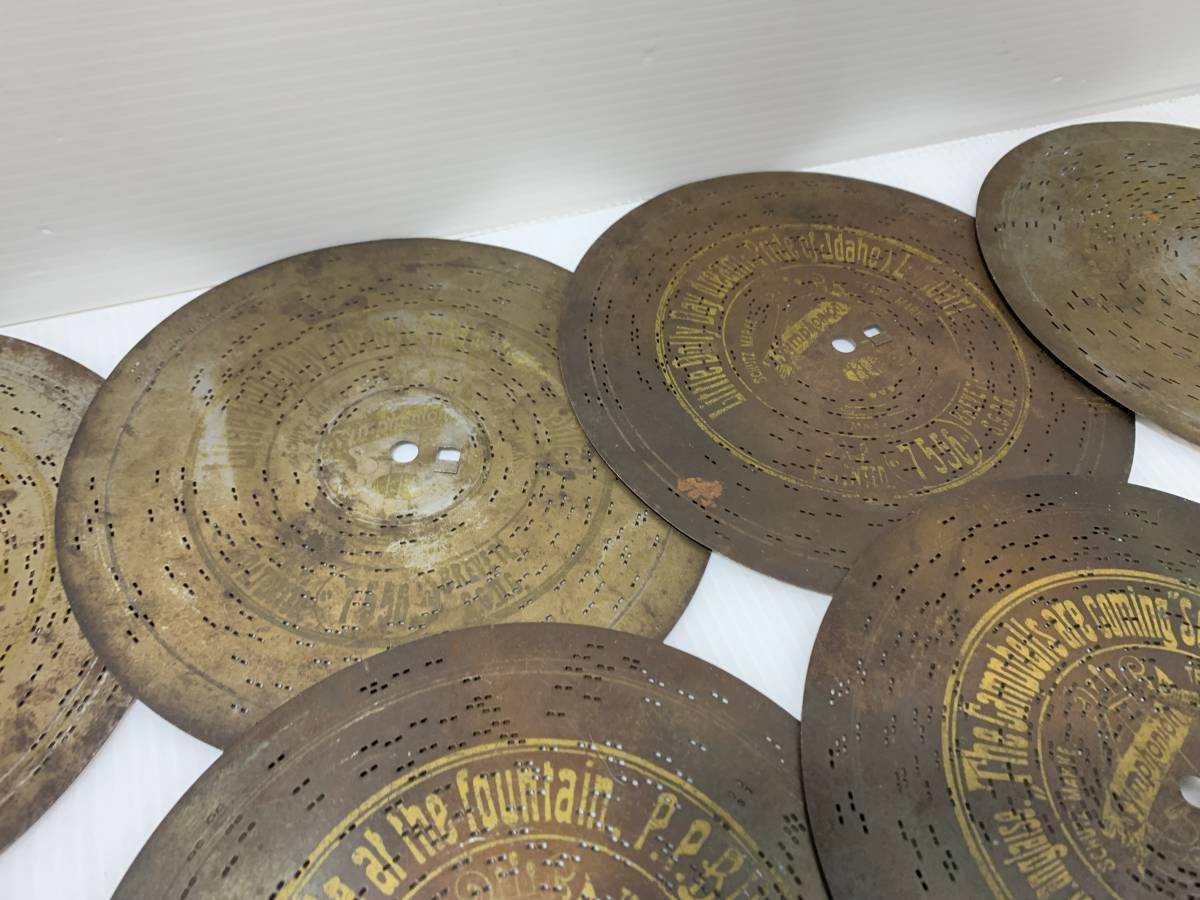 1904◇ディスクオルゴール ディスク 21点 まとめ売り Symphonion