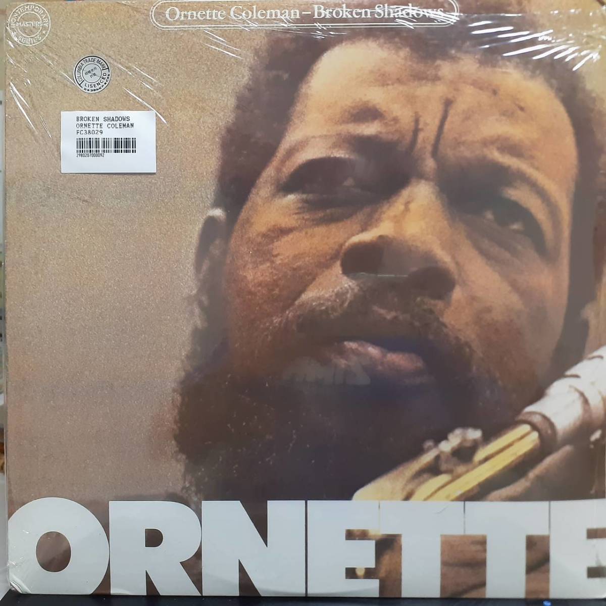 奇跡 未開封シールド！米COLUMBIA盤LP！Ornette Coleman / Broken Shadows 1982年作の90'sプレス FC 38029 オーネット・コールマン Sealed_画像1