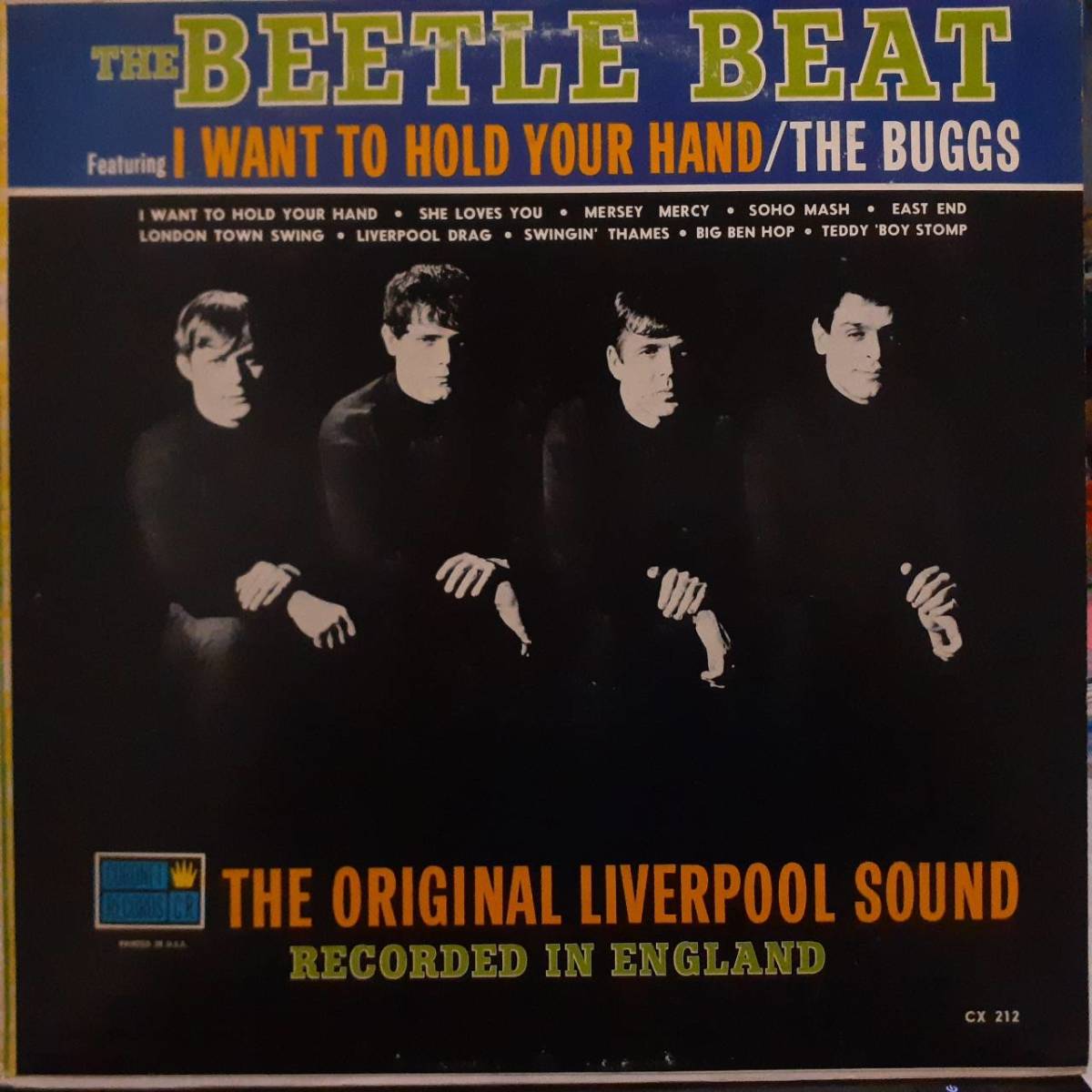 ビートルズの偽物！米CORONETオリジLP！The Buggs (Gary Wright)/ The Beetle Beat: The Original Liverpool Sound 1964年 CX-212 Beatles_画像1