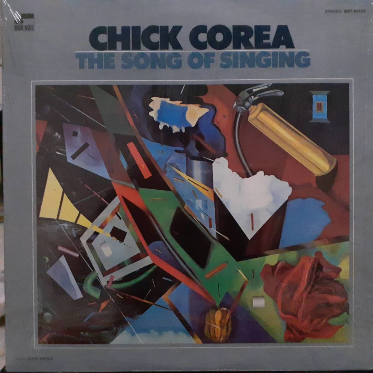 美品 米BLUE NOTEオリジLP！シュリンク！Chick Corea / The Song Of Singing 1971年 BST-84353 水色ロゴ Dave Holland チック・コリア_画像1