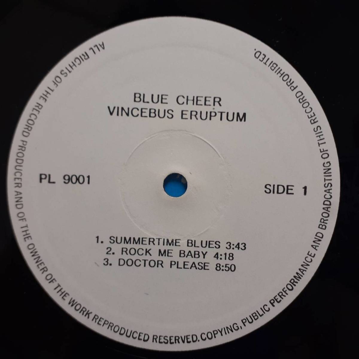 サイケ名盤！台湾LP！ Blue Cheer / Vincebus Eruptum 1990年代？ BC PL 9001 Summertime Blues ブルー・チアー サマータイム・ブルース_画像2