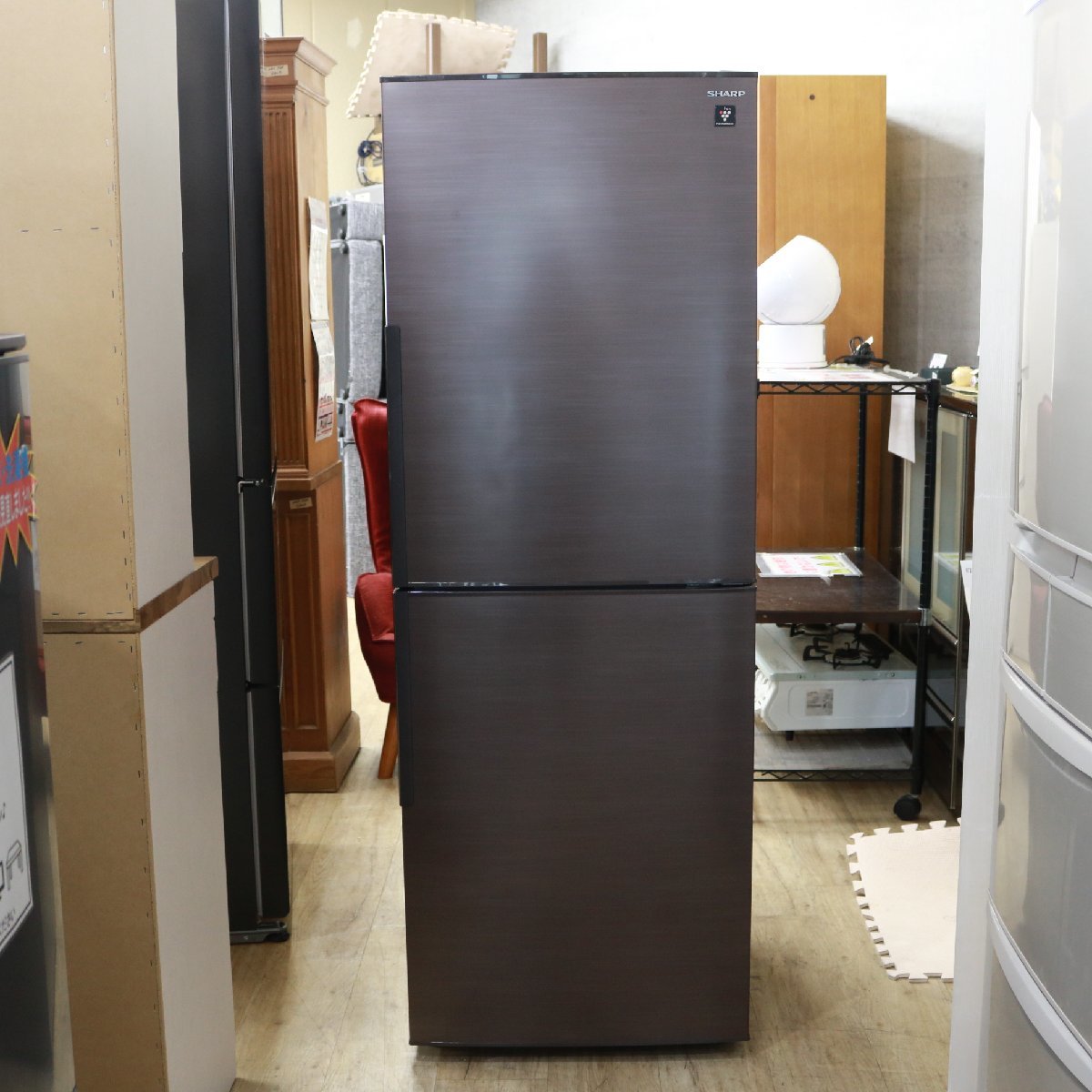 351)【美品/2020年製】シャープ 冷蔵庫 280L(幅56cm) SJ-PD28F-T