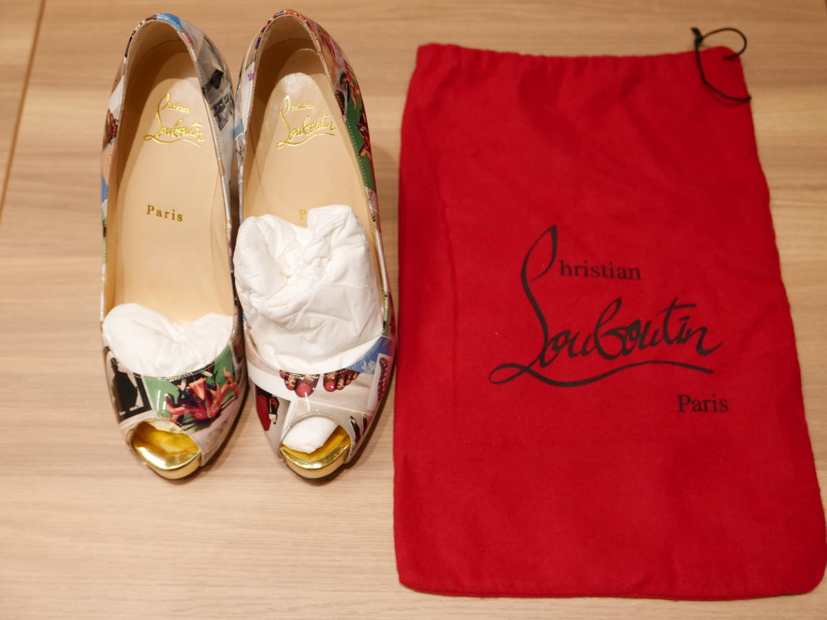 ★未使用　★美品　Christian　Louboutin　クリスチャンルブタン　ヒール　サイズ381/2_画像9