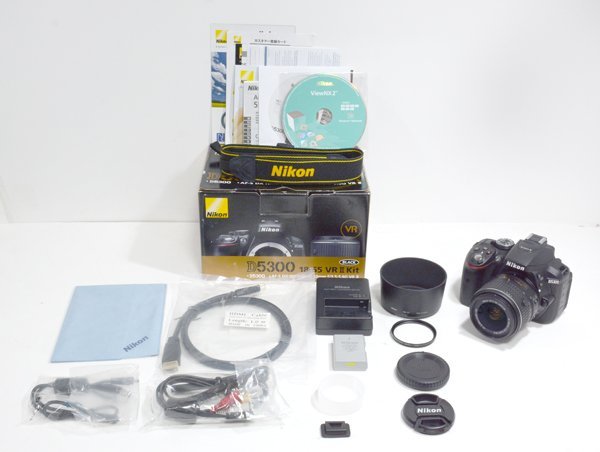 ☆ショット枚数803回!元箱付!Nikon ニコン D5300 18-55 VR II レンズ