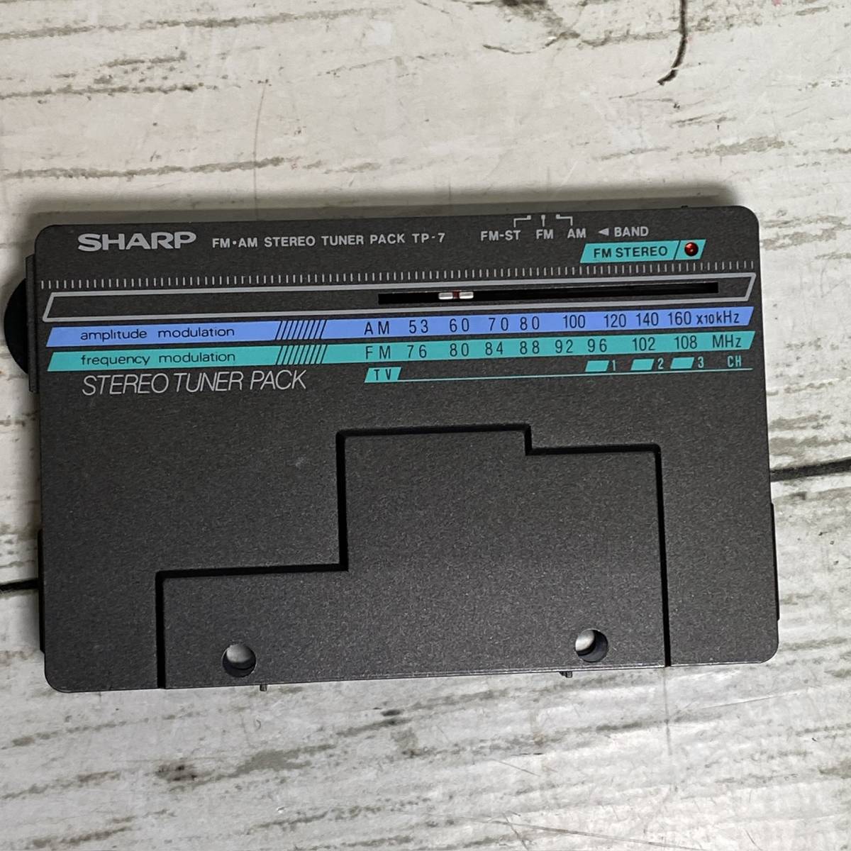 ☆通電OK☆ SHARP/シャープ FM/AMステレオ ヘッドホンカセット