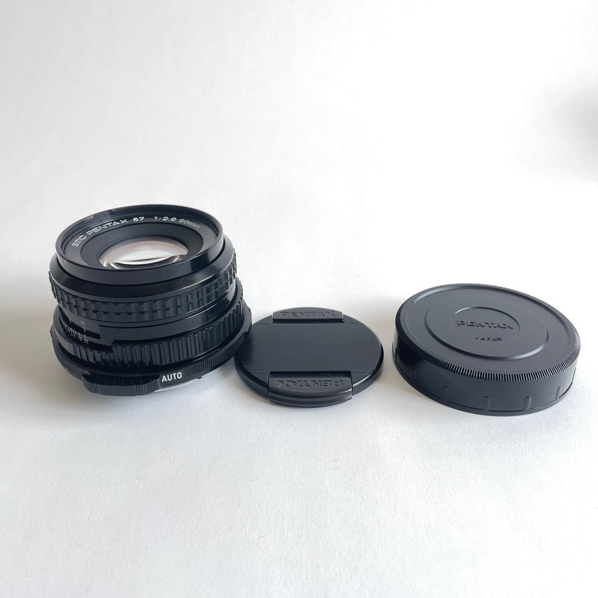 美品 PENTAX SMC 67 90mm F2.8 / ペンタックス 6×7 標準レンズ 中判カメラ 中判レンズ バケペン
