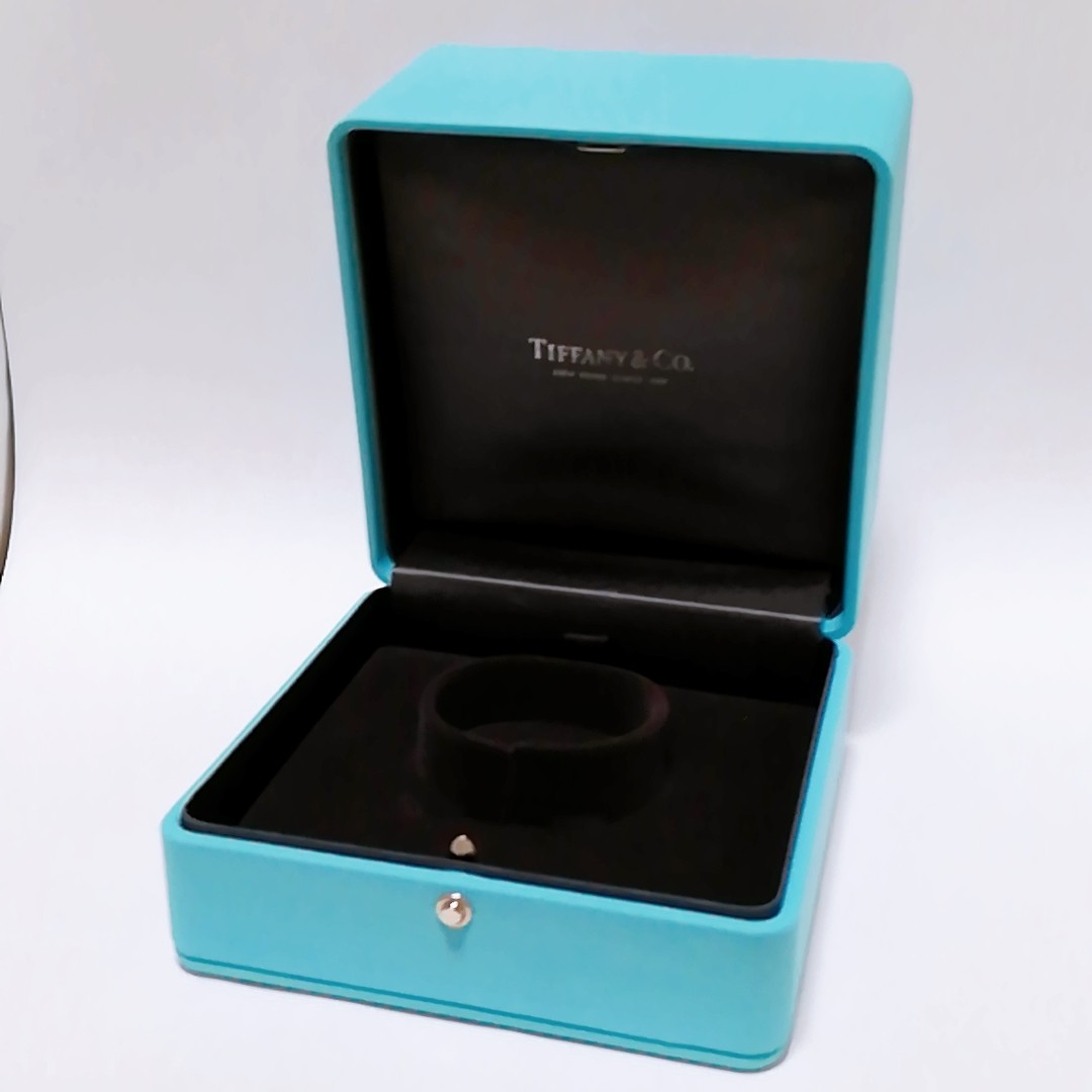 【送料無料】Tiffany&Co. ティファニー ブルー ボックス バングル ブレスレット ケース ジュエリーボックス 【空箱 】 即決_画像1